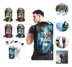 Bolsa Impermeável Saco Bag Estanque 10 Litros Camping Bag Rosa