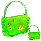 Bolsa Infantil Com Zíper Para Meninas Borboleta Macio
