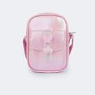 Bolsa Infantil Feminina com Pin Rosa Holográfico Pampili Bolsa Infantil Feminina com Pin Rosa Holográfico Pampili