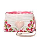 Bolsa Infantil Feminina Moranguinhos com Coração Magicc Bolsas MI-087