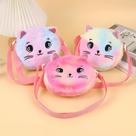 Bolsa Infantil Gatinho Fofo Pelúcia Com Alça Transversal BI-007