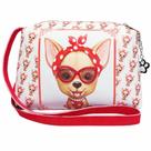 Bolsa Infantil Menina Cachorrinha Vermelha com Óculos Magicc Bolsas MI-064