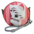 Bolsa Infantil Menina Criança Gatinho Redonda Magicc MI-227