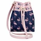 Bolsa Infantil Menina Flamingos Magicc Bolsas MI-080 Bolsa Infantil Menina Flamingos Magicc Bolsas MI-080
