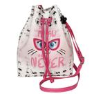 Bolsa Infantil Menina Gatinha Rosa Com Óculos Magicc Bolsas MI-221