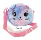 Bolsa Infantil Menina Gato de Pelúcia Transversal Bolsa Infantil Menina Gato de Pelúcia Transversal