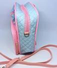 Bolsa infantil Menina Mochila com Bolso ziper Lilo stitch Gel com Glitter Laço para Meninas Creche Passeio