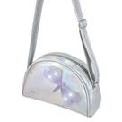 Bolsa Infantil Menina Pampili Tiracolo Libelula com Led na cor Prata