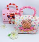 Bolsa Infantil Mini Bag Cute Alça Mão Pérola Bolsinha Desenho Capivara Alça Transversal Corrente Passeio Tendência Moda