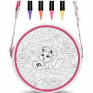Bolsa Infantil Molekinha Redonda para Colorir Criativa e Divertida