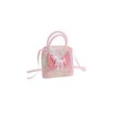 Bolsa Infantil Unicórnio Fofinha - Pelúcia Moda Meninas Cor:Rosa