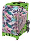Bolsa Interna Esportiva ZUCA Rosa Oasis com Estrutura Verde e Rodas