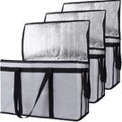 Bolsa isolada para entrega de alimentos Bodaon XXX-Large Grey, pacote com 3 unidades Bolsa isolada para entrega de alimentos Bodaon XXX-Large Grey, pacote com 3 unidades