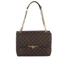 Bolsa Jorge Bischoff Feminina De Ombro Marrom Monograma JB - Grande Bolsa Jorge Bischoff Feminina De Ombro Marrom Monograma JB - Grande