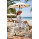 Bolsa Jumbo Transparente PVC Reforçada 44cm - Essencial!