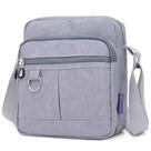 Bolsa Karresly Casual de nylon impermeável para mulheres cinza