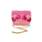Bolsa Kids Fantasy De Pelúcia Rosa Pink Infantil Menina