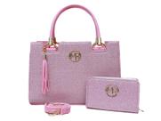Bolsa kit 2 peças fashion gliter
