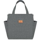Bolsa Lancheira Térmica Estilosa Impermeavel Isolamento Espaçosa Básica Porta Garrafa Elegante Reforçada Alça de Mão