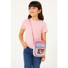 Bolsa Lateral Infantil Hello Kitty Veludo Cotelê Alça Regulável Xeryus