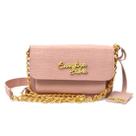 Bolsa Leboy Feminina Alça De Corrente Estilo Jovem Novidade com alça Transversal de corrente