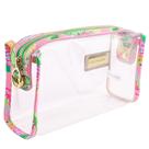 Bolsa Lilly Pulitzer com zíper transparente Via Amore Spritzer
