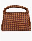 Bolsa Luiza Barcelos Couro Camurça Média Feminina Original