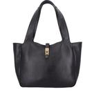 Bolsa Luiza Barcelos Feminina Preta Couro - Média