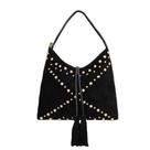 Bolsa Luiza Barcelos Preto Camurça - Média