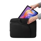 Bolsa Luva para Transporte Neoprene com Bolso p/ Tablet Xiaomi Redmi Pad 2 - Preto