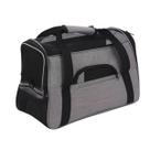 Bolsa Mala De Mão Transporte Cães Gato Cabine Grande Cinza