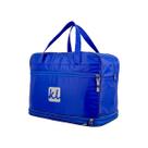 Bolsa Mala Expansível Expansiva Cor Azul