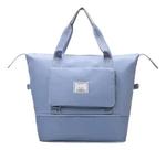 Bolsa Mala Multiuso Dobrável Impermeável Expansível Espaçosa em Nylon Poliéster Alça de Mão Confortável
