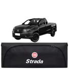 Bolsa Mala Para Caçamba Fiat Strada Cabine Simples E Dupla 1998 A 2026 Com Logo Estampada 200Litros
