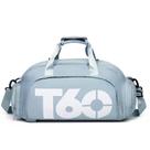 Bolsa Mala T60 Academia Viagem Porta Tenis Azul Transversal