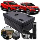 Bolsa Maleiro Teto 180L Impermeável+Cinta Carga Fiat Strada