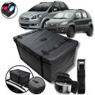 Bolsa Maleiro Teto Impermeável + Cinta 370l Fiat Idea