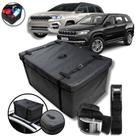 Bolsa Maleiro Teto Impermeável + Cinta 370l Jeep Commander