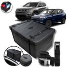 Bolsa Maleiro Teto Impermeável + Cinta 370l Jeep Compass