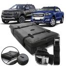 Bolsa Maleiro Teto Vulcanizado Impermeável 175l + Cinta Carga Ford Ranger Bolsa Maleiro Teto Vulcanizado Impermeável 175l + Cinta Carga Ford Ranger