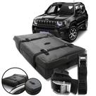 Bolsa Maleiro Teto Vulcanizado Impermeável 175l + Cinta Carga Jeep Renegade