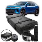 Bolsa Maleiro Teto Vulcanizado Impermeável 175l + Cinta Carga VW Tera