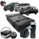 Bolsa Maleiro Teto Vulcanizado Impermeável 175l + Cinta Premium Fiat Palio Weekend