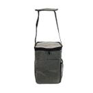 Bolsa Maleta Porta Garrafas De Vinho Champanhe Térmica 4 Divisórias Removíveis Wine Bag Sofisticada