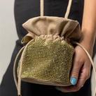 Bolsa Marts Cravejada Brilho Bolsa Marts Cravejada Brilho