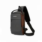 Bolsa Masculina Antifurto Transversal Ombro Com Cadeado Senha e Porta USB