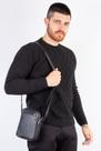 Bolsa masculina shoulder bag de couro Pietro