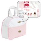 Bolsa Maternidade 19 Itens Rosa/Branco Feminino