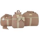 Bolsa maternidade 3 peças laço menina Bolsa maternidade 3 peças laço menina