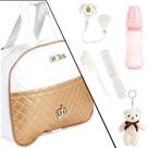Bolsa Maternidade 6 Itens Bebê Bege/Branco Feminino
